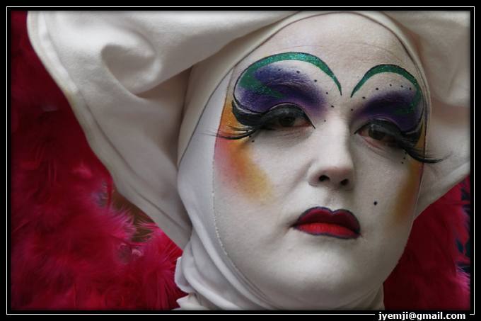 Gay Pride Paris. Sister of Mercy