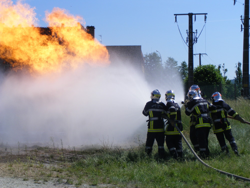 Gaz en feu