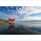 Gazebo at Lake Toba