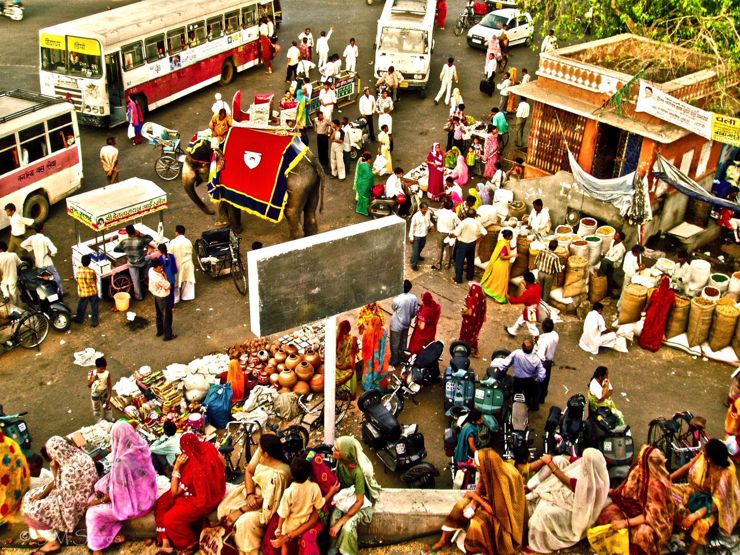 Gazpacho de colores en Jaipur