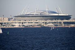 Gazprom Arena in St Petersburg