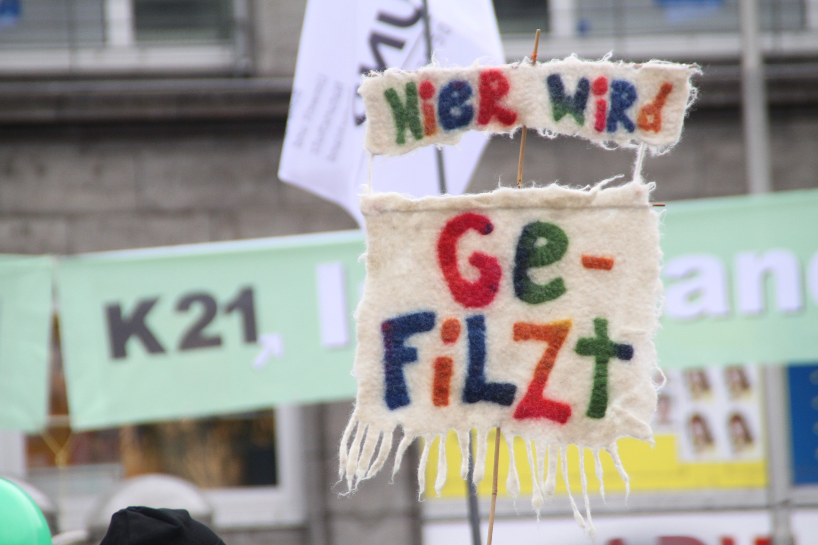 GE FILZT K21 S21Stuttgart Demo 11.12.2010