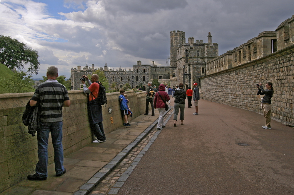 - gebändigt - in den Mauern von Windsor Castle, - Fotografen -