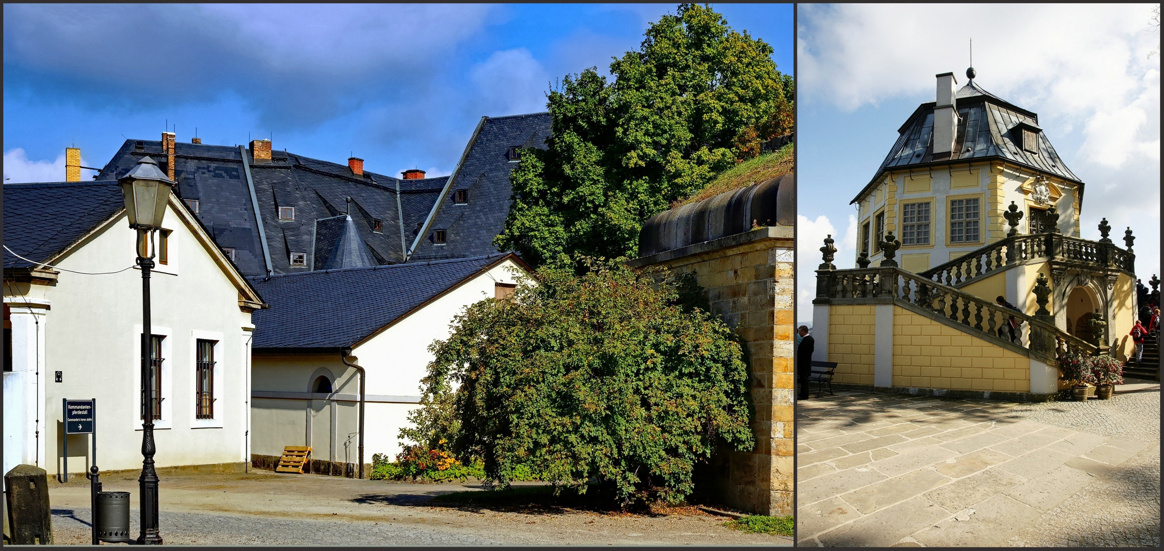 Gebäude auf der Festung Königstein