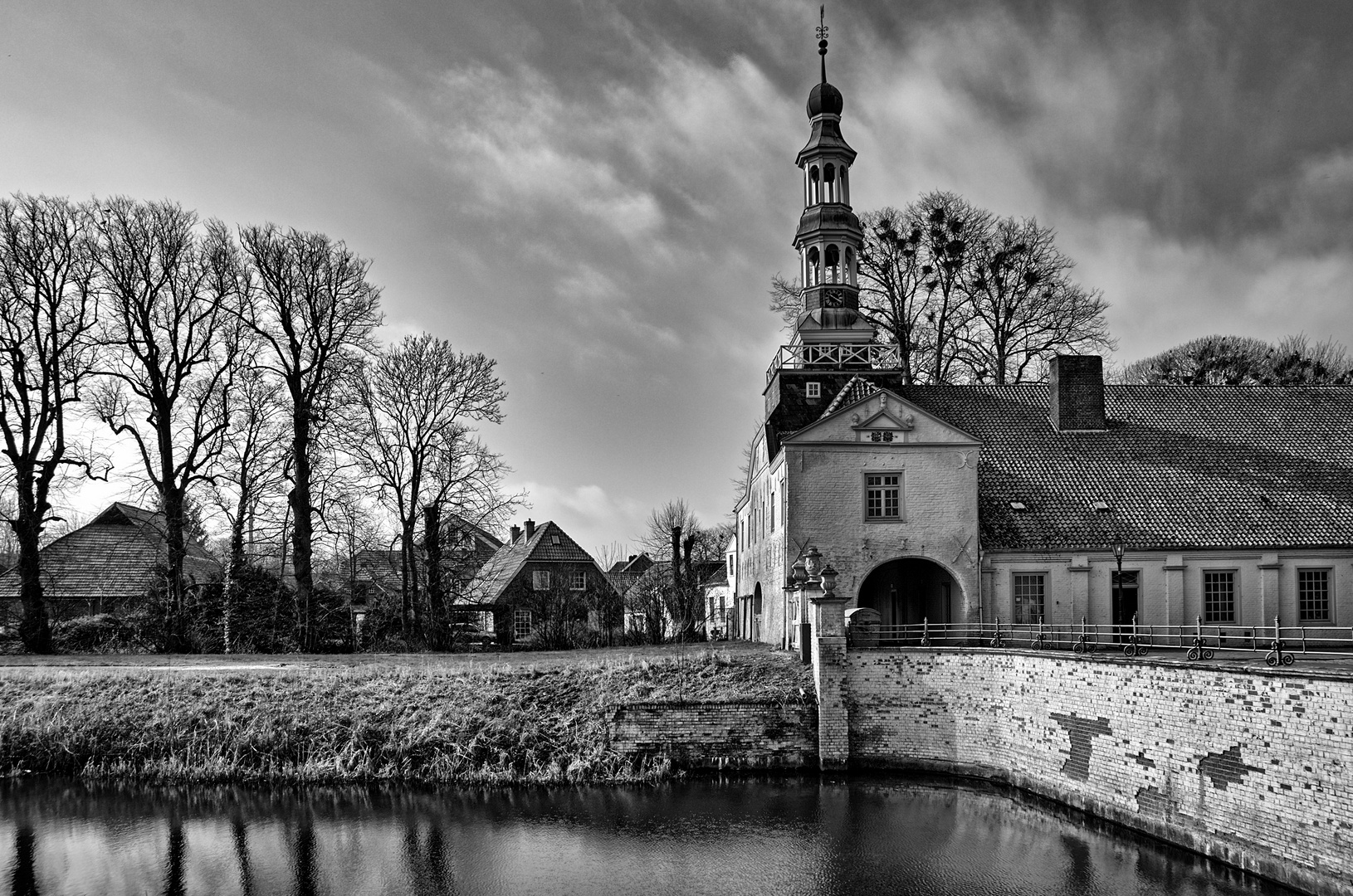 Gebäude beim Schloss in Dornum