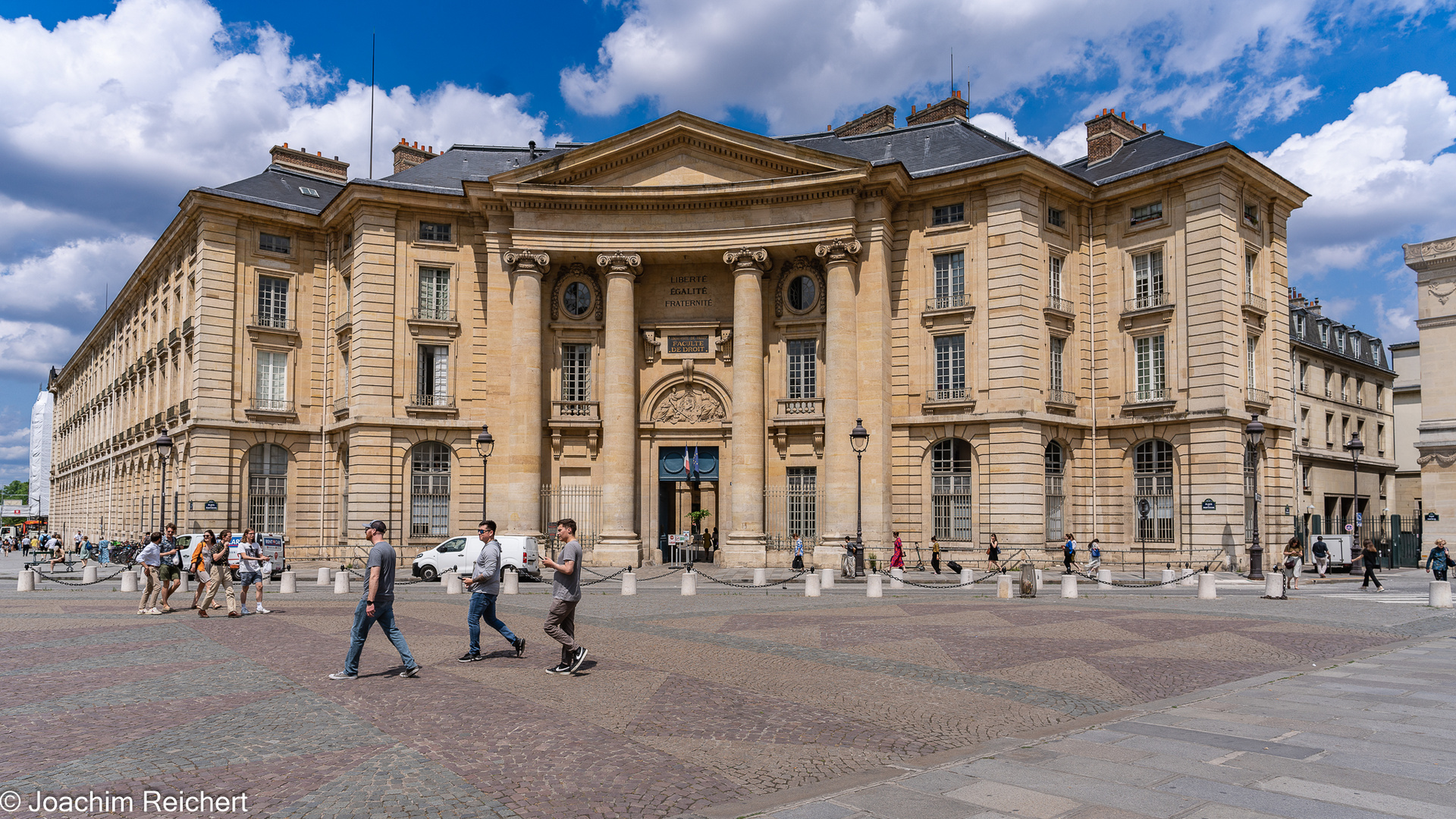 Gebäude der juristischen Fakultät der Surbonne von Paris