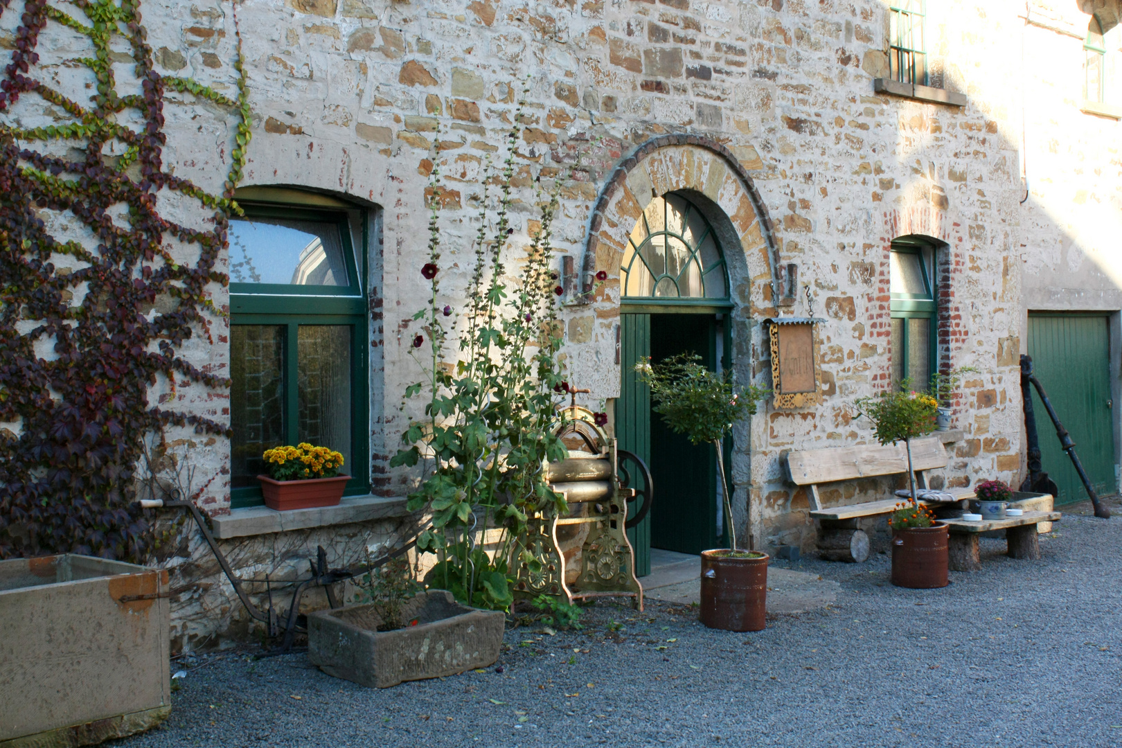 Gebäude einer alten Kornbrennerei