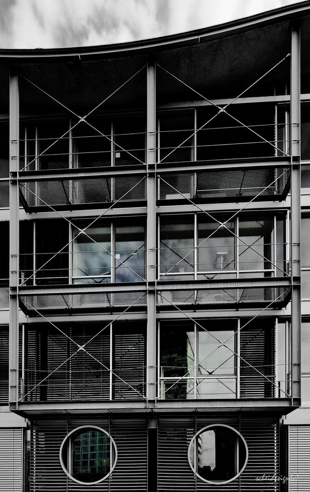 Gebäude im Medienhafen Düsseldorf