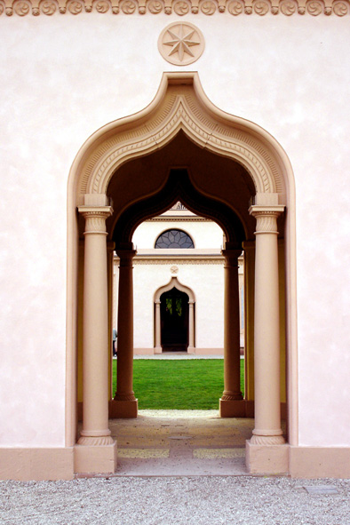 Gebäude im Schloßpark Schwetzingen