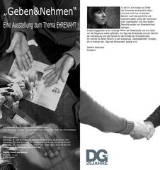 „Geben&Nehmen“ Eine Ausstellung zum Thema EHRENAMT