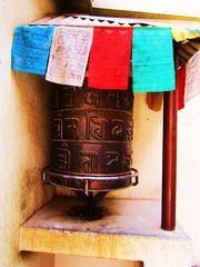 Gebetsmühle in Kathmandu