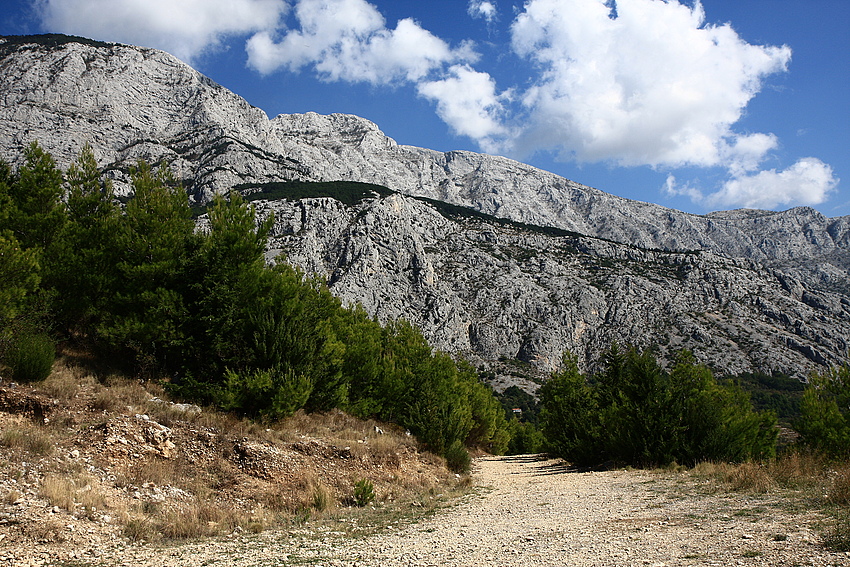 Gebirge bei Split