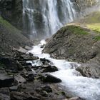 Gebirgsbach eines Wasserfalls