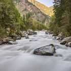 Gebirgsbach nahe Sautens Vorarlberg 