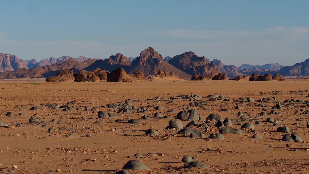 Gebirgslandschaft im Tschad