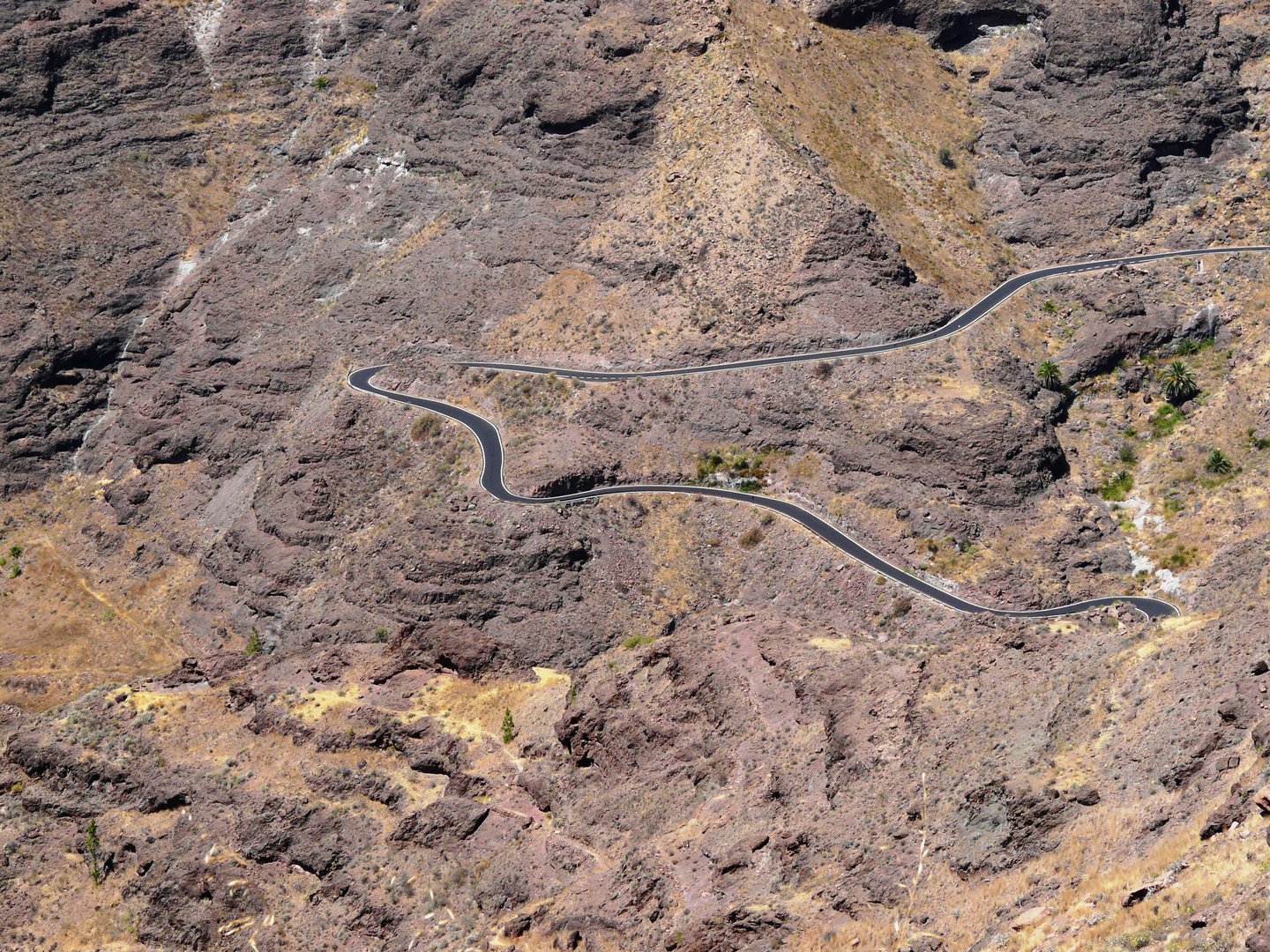 Gebirgsstraße auf Gran Canaria