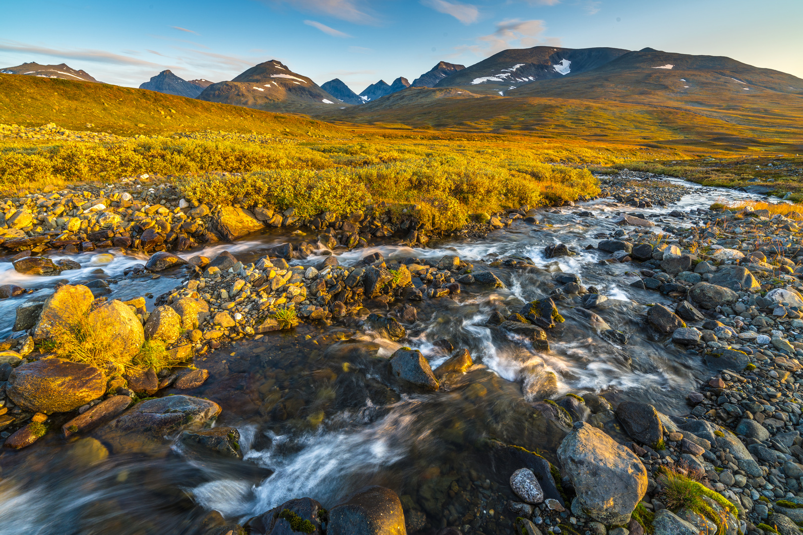 Gebirgstal im Sarek-Nationalpark