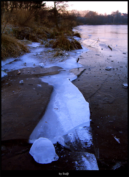 Geborstenes Eis(Impressionen eines Januars 2)