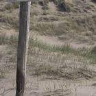 Gebotstafel am Strand