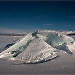 gebröselte Eiskugel