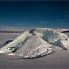 gebröselte Eiskugel