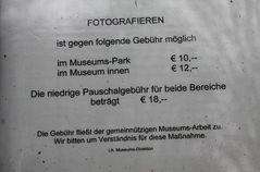 Gebühren fürs Fotografieren