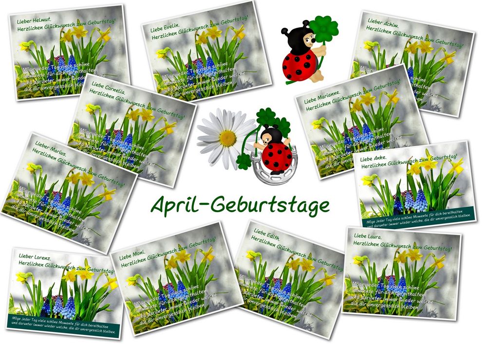 Geburtstage April Foto & Bild geburtstag, geburtstagskarten Bilder