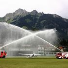 Geburtstagsempfang - für einen 80 Jährigen Piloten..... am Flugplatz Höfen