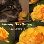 Geburtstagsgrüße für Astrid