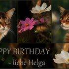 Geburtstagsgrüße für Helga