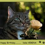 Geburtstagsgrüße für VERENA..........