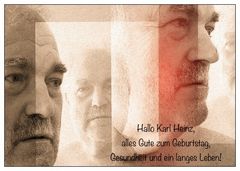 Geburtstagsgruß für Karl Heinz