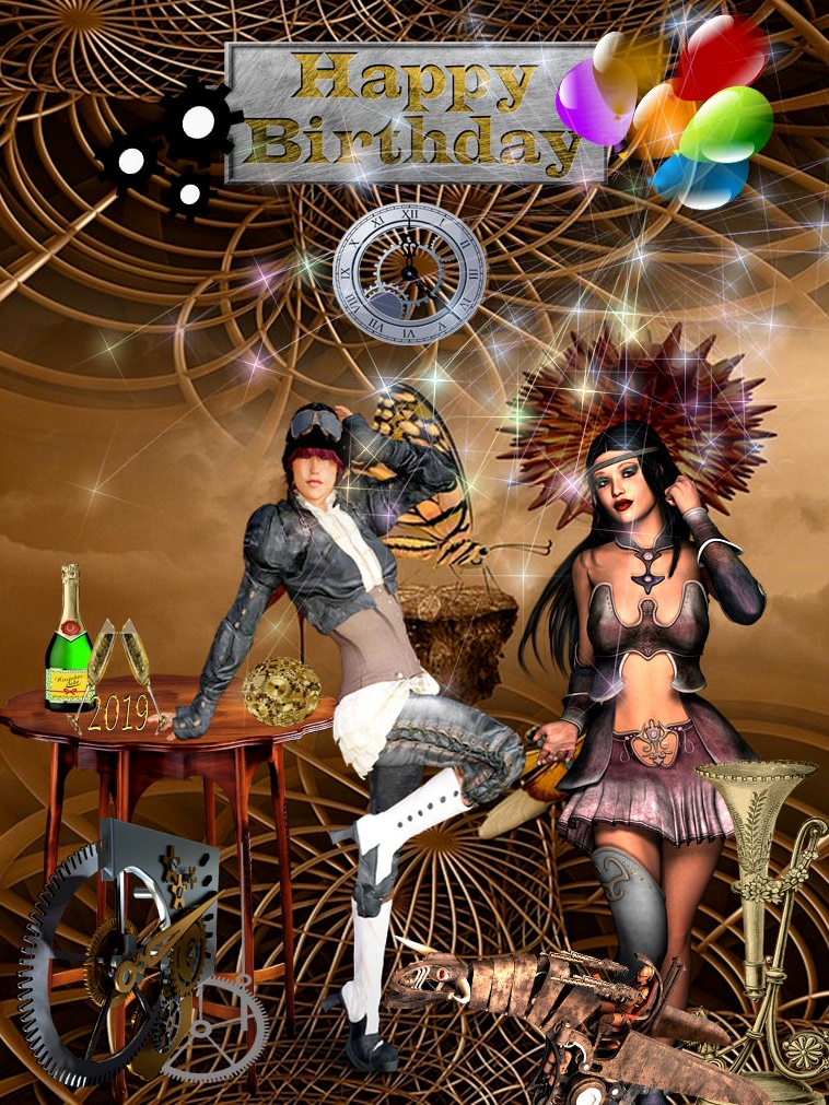 Geburtstagsparty bei den Steampunk´s