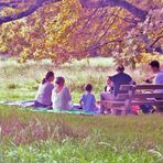 Geburtsttag im Park ( die Tonung habe ich bewusst so gewählt)