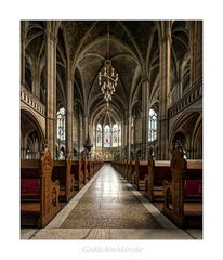 Gedächtniskirche der Protestation-Speyer " Blick zum Chor*..."