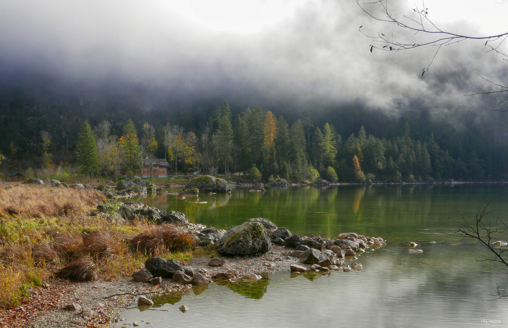 gedämpfte Welt in grün und gelb