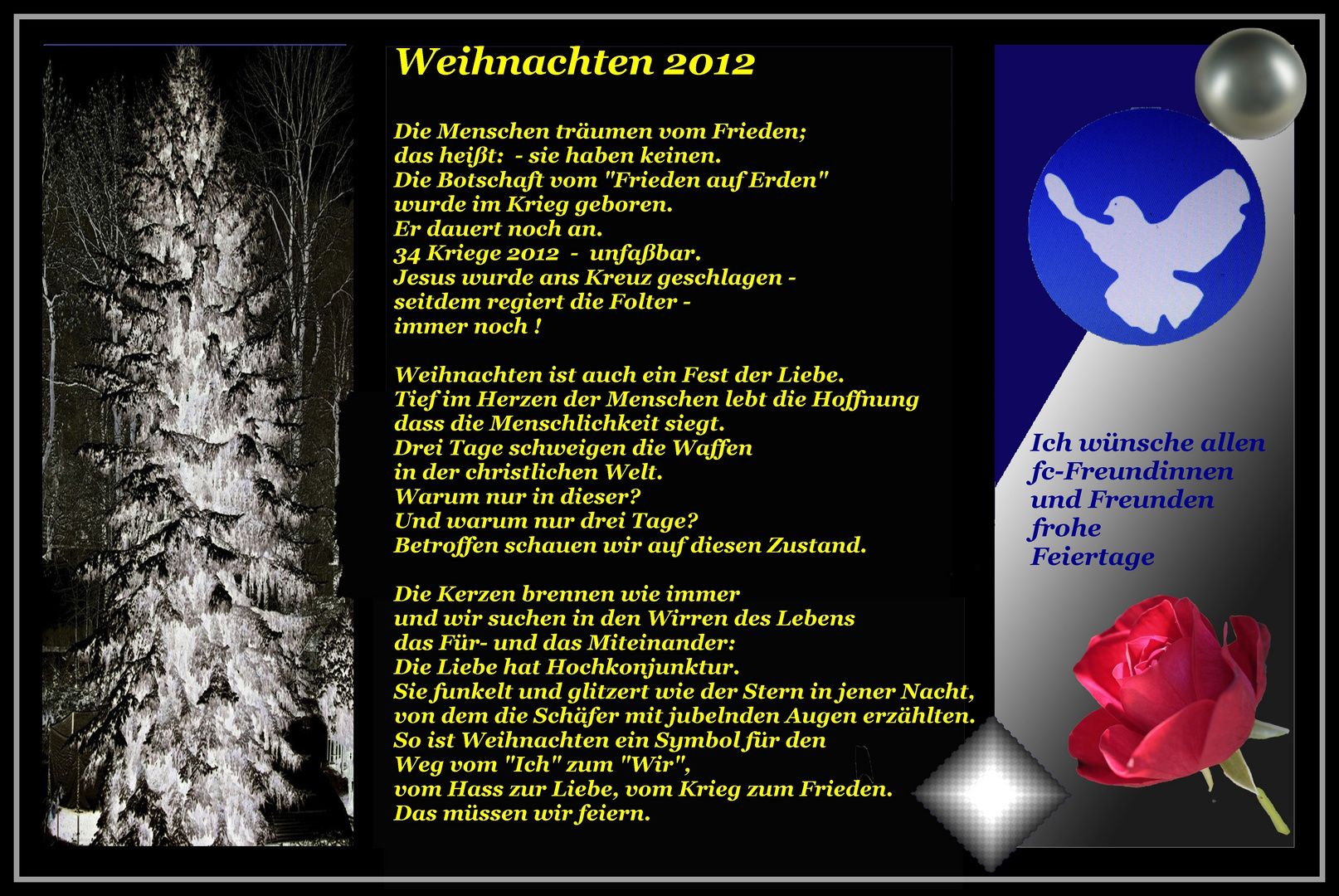 Gedanken zur Weihnacht Foto & Bild gratulation und feiertage