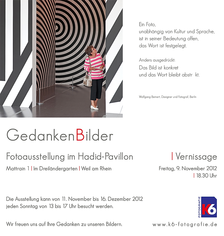 GedankenBilder eine Fotoausstellung