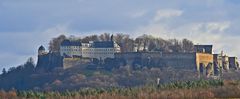 Gedanklich und hier zu sehen meine "Tiefe Verbeugung" vor der Festung Königstein...