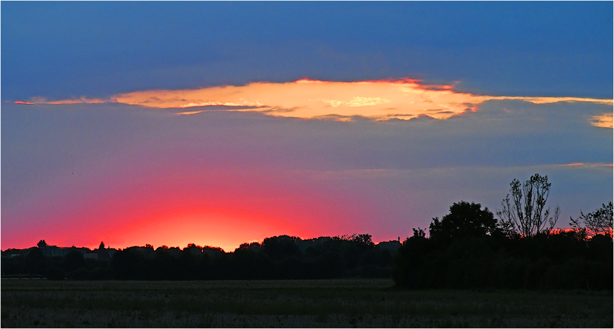 Gedeckelter Sonnenuntergang