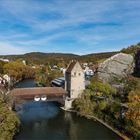 Gedeckte Brücke über die Limmat