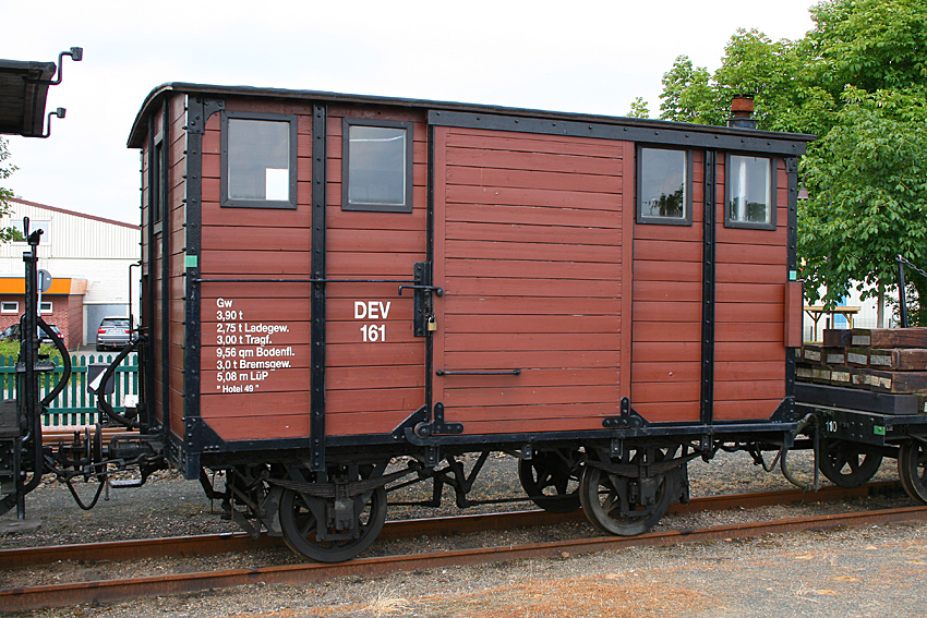 Gedeckter Bahndienstwagen 161 des Deutschen Eisenbahn-Vereins