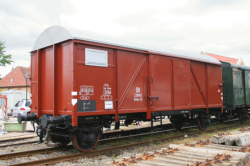 Gedeckter Güterwagen der Gattung Gmhs-45 der ehem. Deutschen Bundesbahn