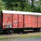 Gedeckter Güterwagen Gms 299 858 der Deutschen Gesellschaft für Eisenbahngeschichte