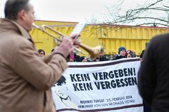 Gedenken an NSU-Opfer Mehmet Turgut in Rostock