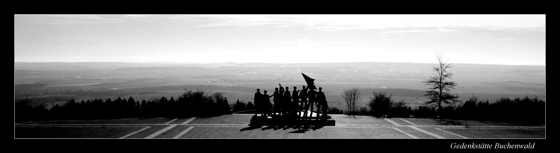 Gedenkstätte Buchenwald - Blick über´s Land