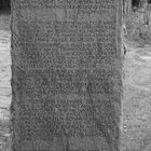 Gedenkstein auf dem jüdischen Friedhof in Alfter bei Bonn