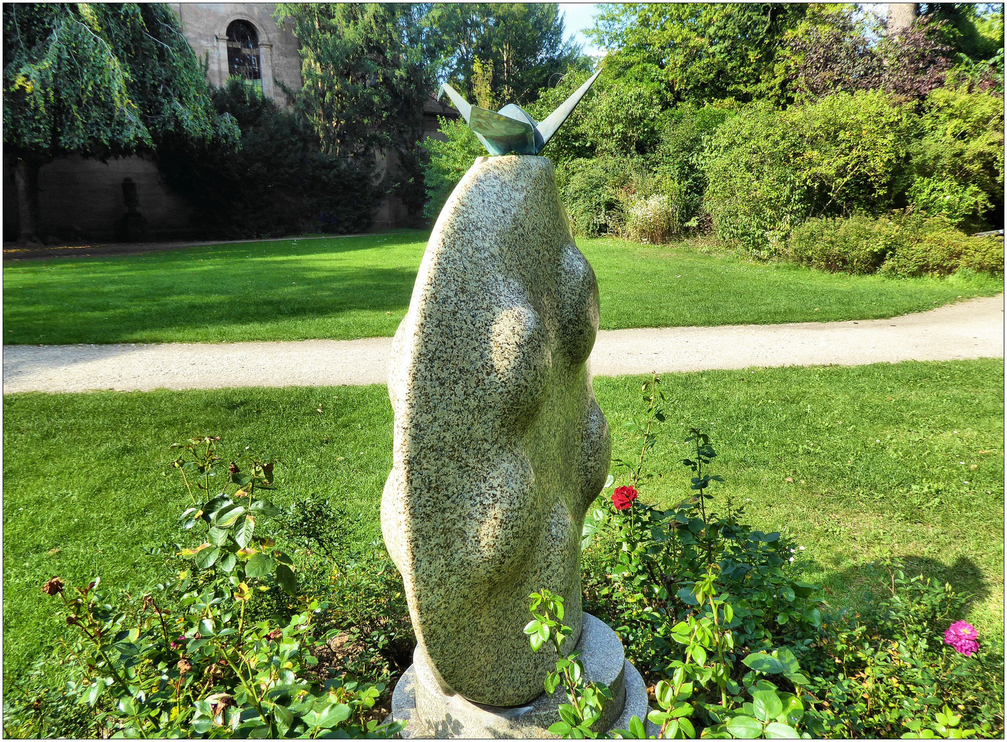 Gedenkstein  im Fürther Stadtpark