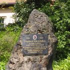 Gedenkstein im Goethepark, Bad Lauchstädt