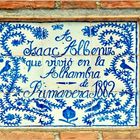 Gedenktafel an Isaac Albéniz